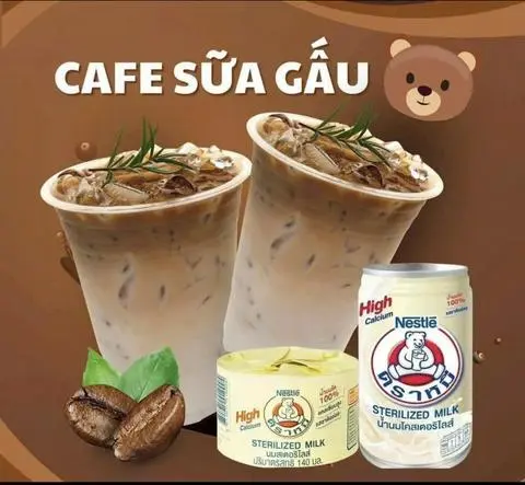 Hình ảnh Sữa gấu cà phê