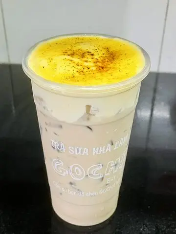 Hình ảnh Trà sữa kem trứng nướng size L