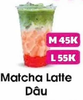 Hình ảnh Matcha Latte Dâu
