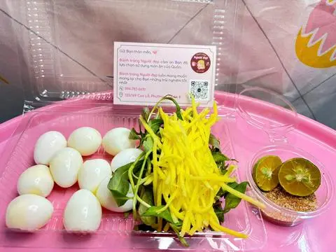 Hình ảnh Trứng cút chấm muối tắc