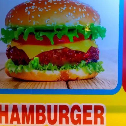 Hình ảnh Hamburger thịt chả