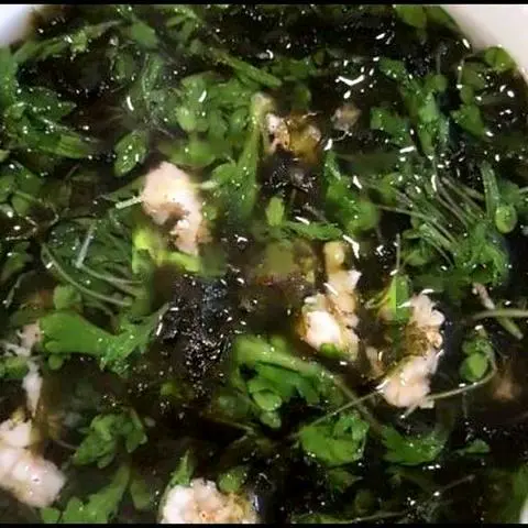 Hình ảnh Canh Rong Biển Tôm Bằm