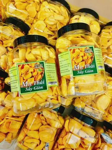 Hình ảnh mít  sấy  hộp  500gr