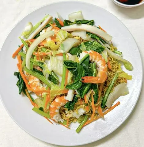 Hình ảnh Mì xào hải sản