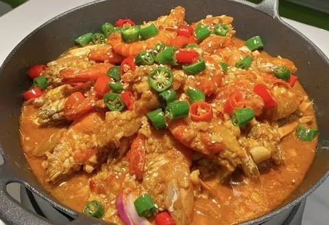 Hình ảnh 蒜蓉味虾-tôm sốt tỏi 