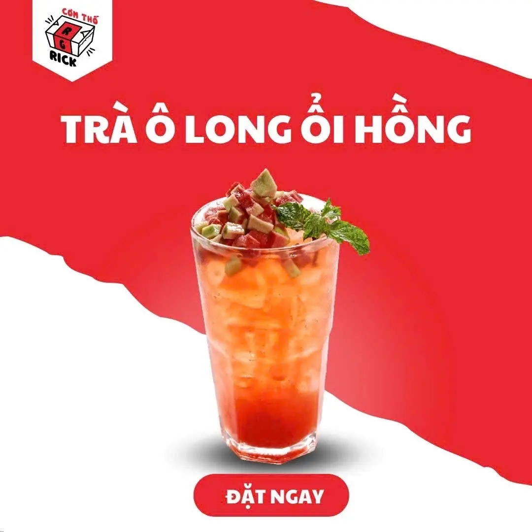Hình ảnh Trà Ô Long Ổi Hồng