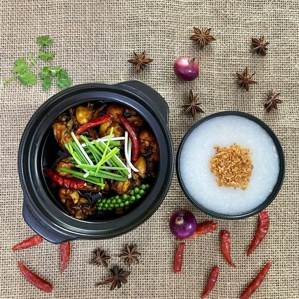 Hình ảnh Cháo Ếch 3 con ( cháo tỏi phi)