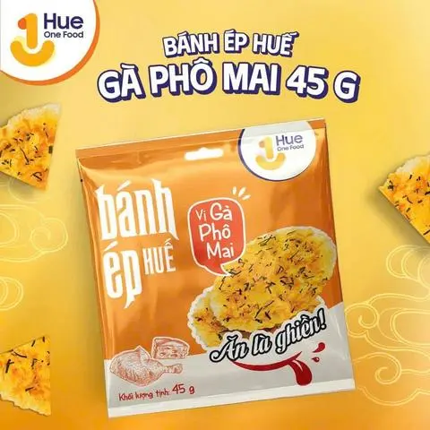 Hình ảnh Bánh ép Huế vị gà phô mai
