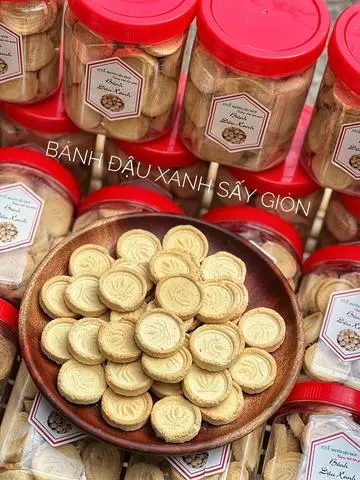 Hình ảnh Bánh Đậu Xanh Sấy Giòn 300g 