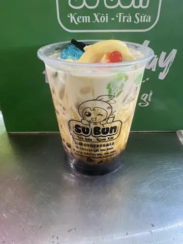 Hình ảnh Sữa tươi đường đen full topping-ly 1 lít 