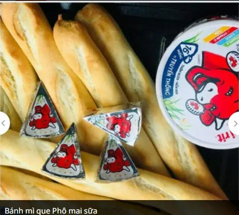 Hình ảnh Bánh mì que phô mai sữa