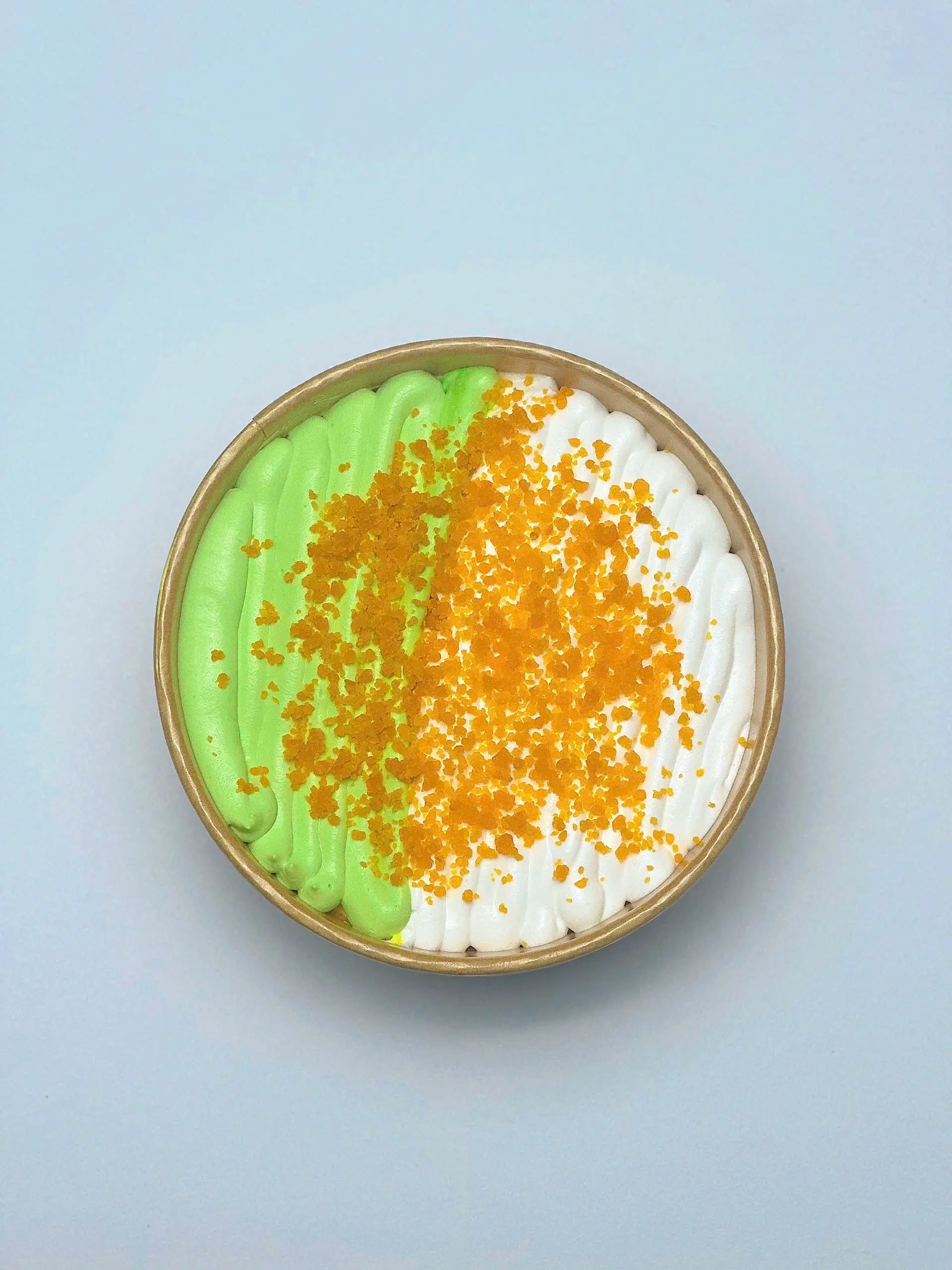 Hình ảnh Bông lan sốt matcha và kem trứng