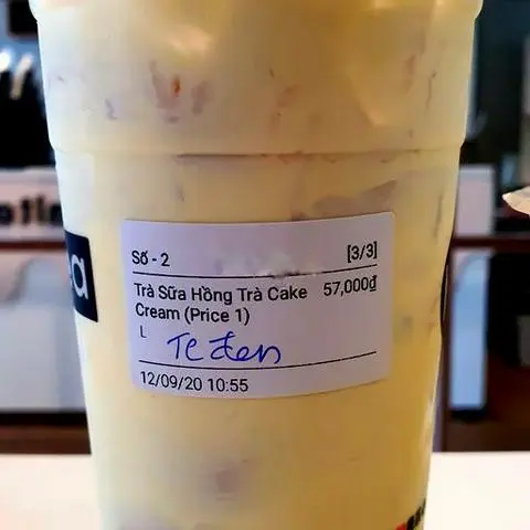 Hình ảnh Trà Sữa Hồng Trà Cake Cream