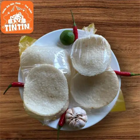 Hình ảnh bánh tráng phồng tôm (1 Túi 3 Bánh)
