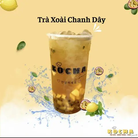 Hình ảnh Trà Xoài Chanh Dây + TC Trắng