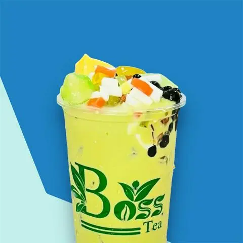 Hình ảnh Trà Sữa Thái Xanh( size L - full topping)