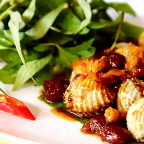 Hình ảnh Sò Huyết Xào Me