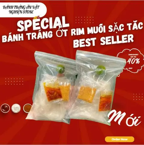 Hình ảnh Bánh Tráng Rìa Ớt Rim Muối Nhuyễn -S37