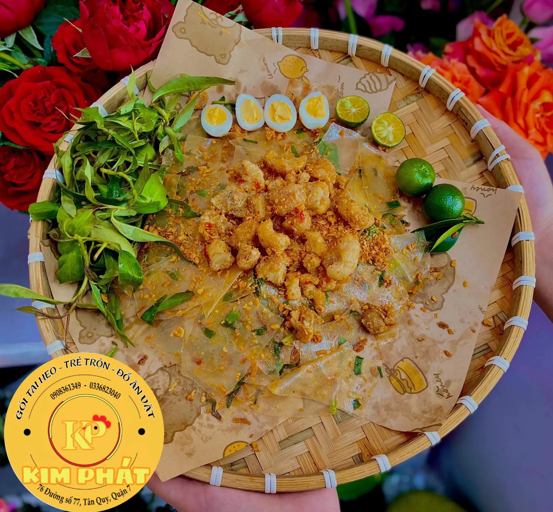Hình ảnh Bánh Tráng Phơi Sương Trộn Sa Tế