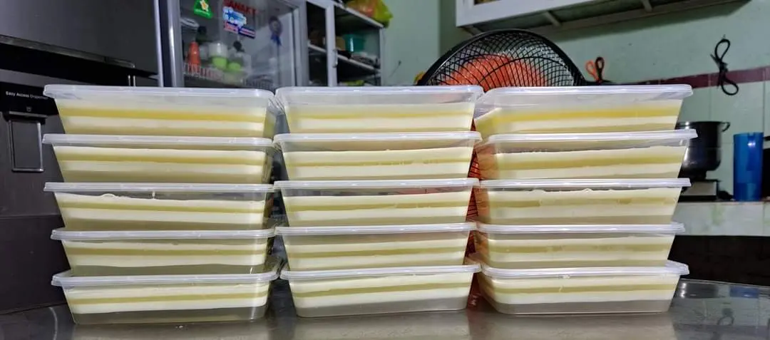 Hình ảnh rau câu dừa béo 750g