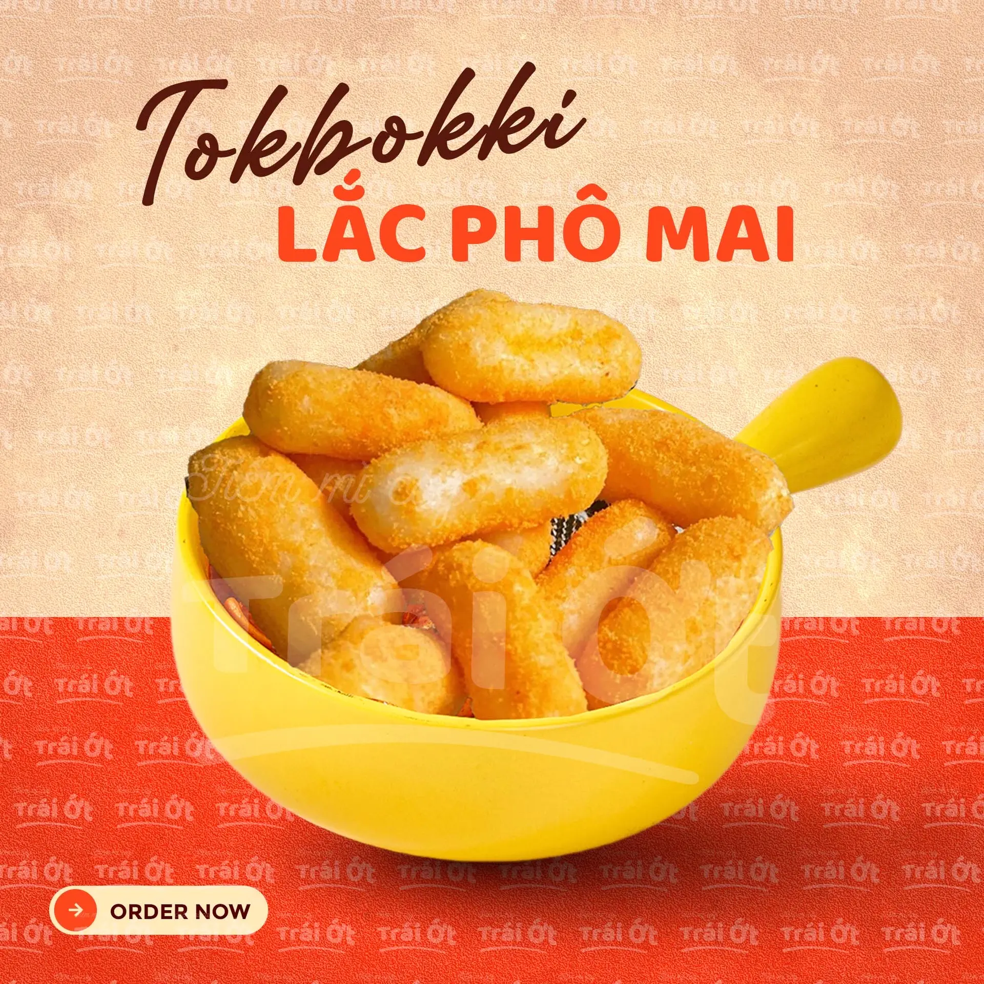 Hình ảnh Tokbokki lắc Phô Mai