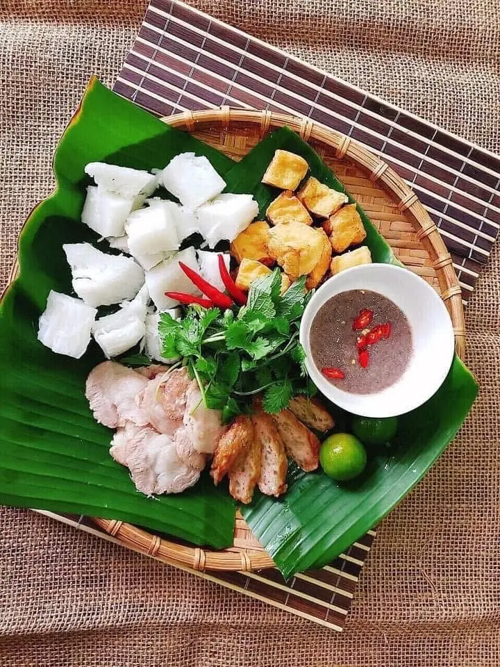 Hình ảnh bún đậu mắn tôm