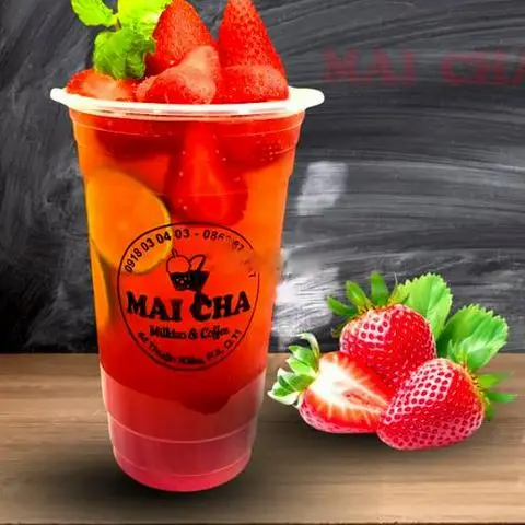 Hình ảnh Trà dâu tươi
