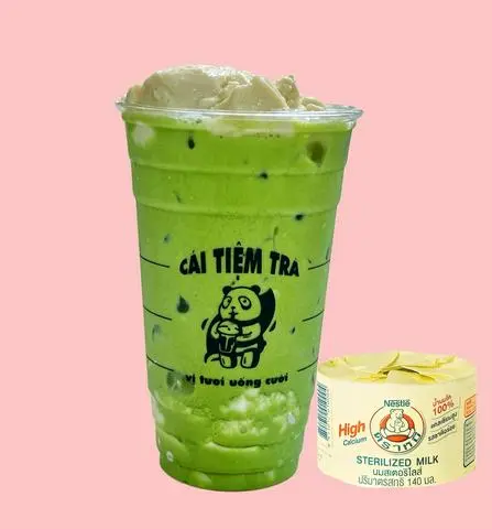 Hình ảnh Matcha Sữa Gấu Tàu Hũ - L