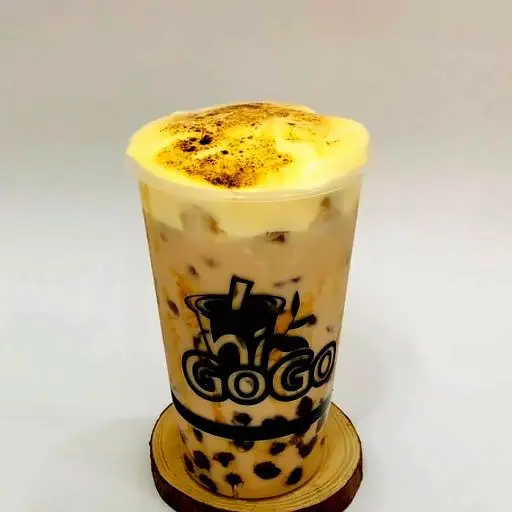 Hình ảnh Trà sữa kem trứng nướng