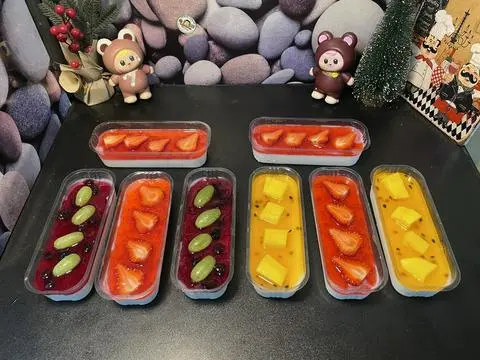 Hình ảnh Panna cotta trái cây
