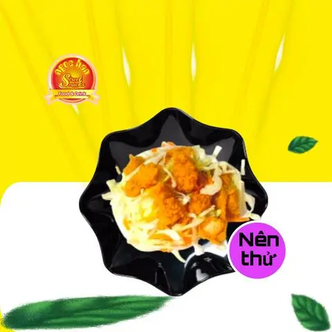 Hình ảnh Rau trộn gà giòn