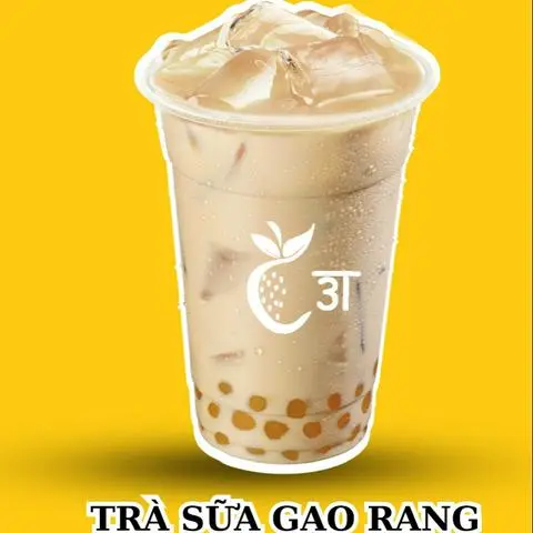Hình ảnh trà sữa gạo rang Size L