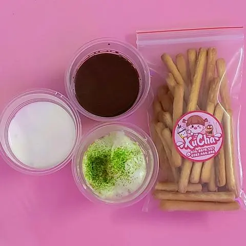 Hình ảnh Bánh que đũa chấm kem
