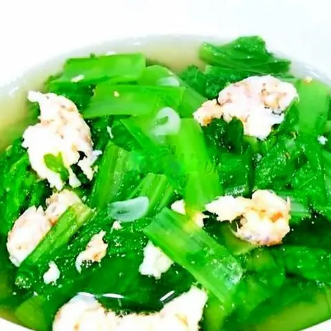 Hình ảnh Canh Cải Xanh Tôm Bằm