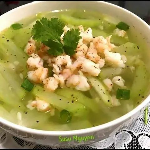 Hình ảnh Canh Bầu Tôm Bằm