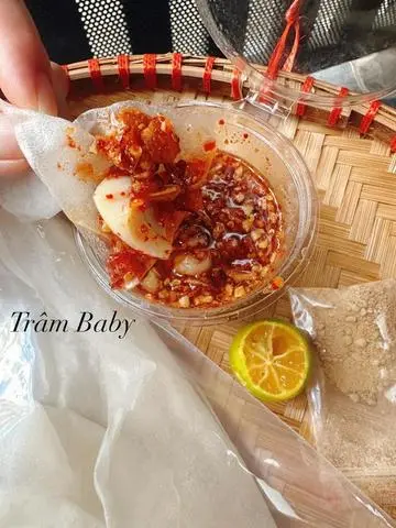 Hình ảnh Bánh tráng chấm sốt tắc