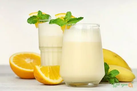 Hình ảnh Sinh tố cam sữa