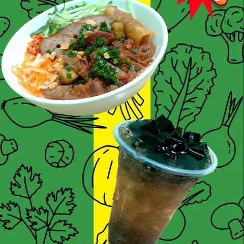 Hình ảnh Combo Bánh Hỏi và Trà Bí Đao 