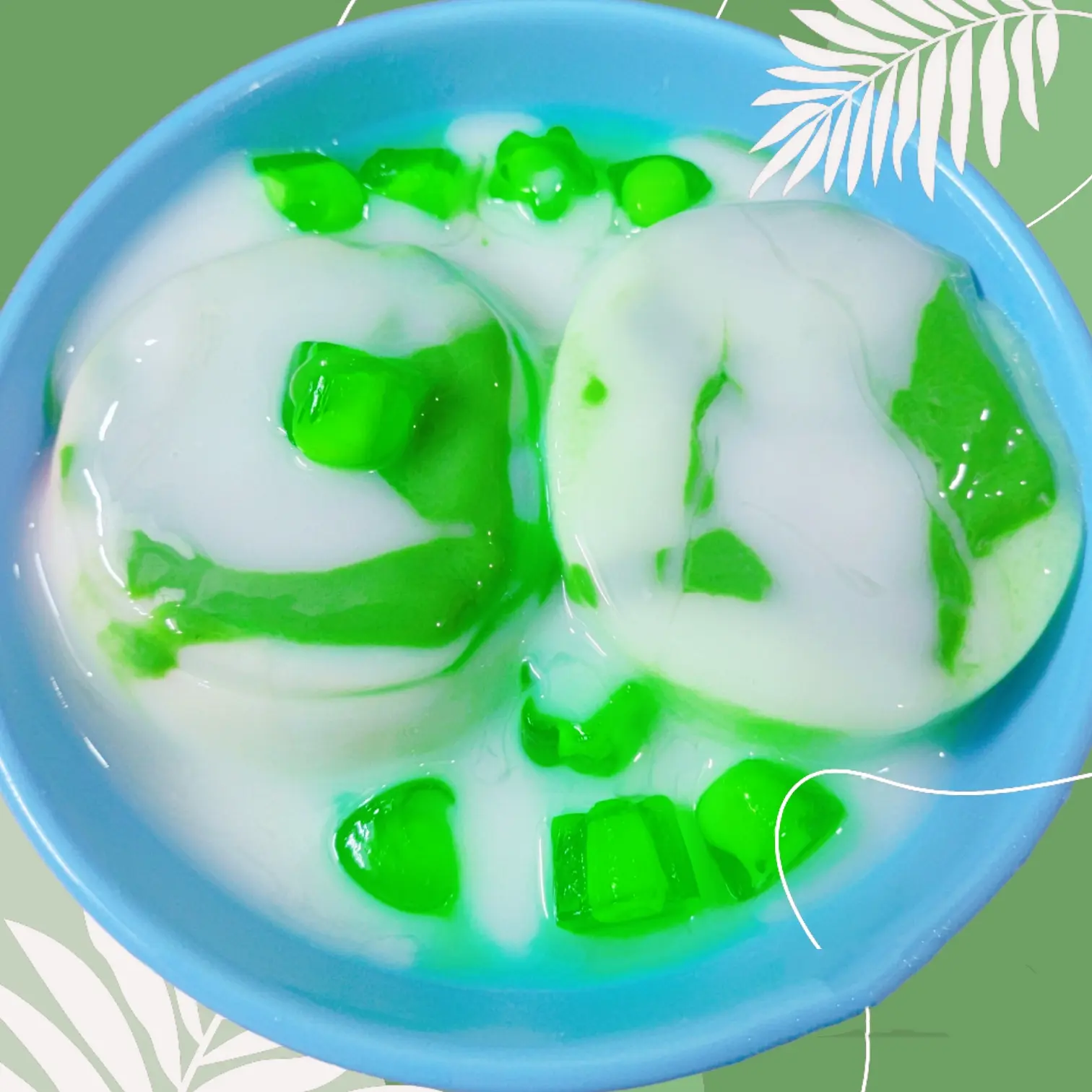 Hình ảnh Tàu Hũ Singapore - Sốt Matcha, Kem Sữa Viên Táo, Dừa Giòn Bến Tre