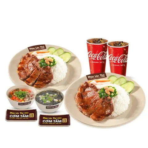 Hình ảnh Combo 2 Người B (Cơm Sườn & Cơm Ba Rọi)