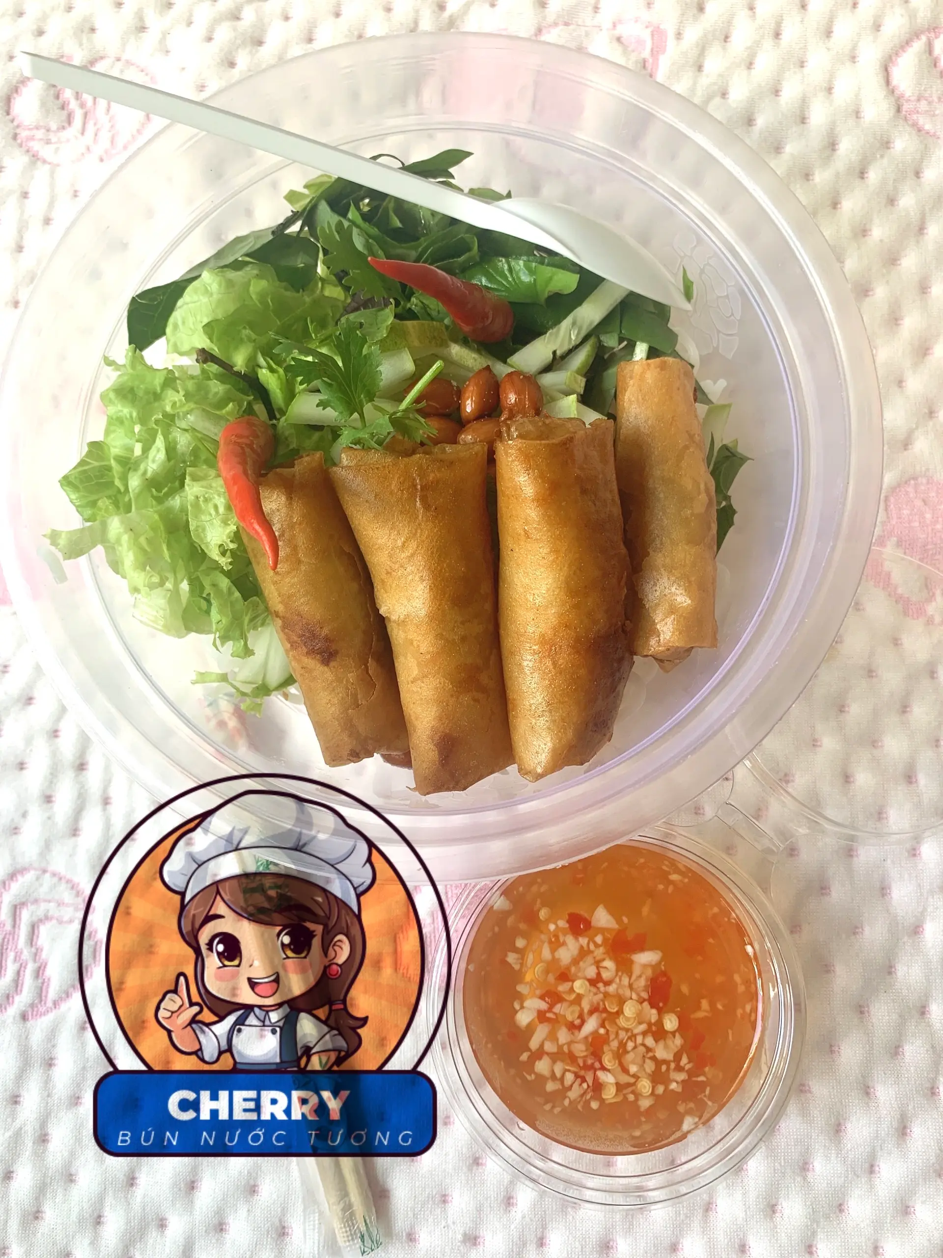 Hình ảnh Bún Chả Giò Tôm Thịt