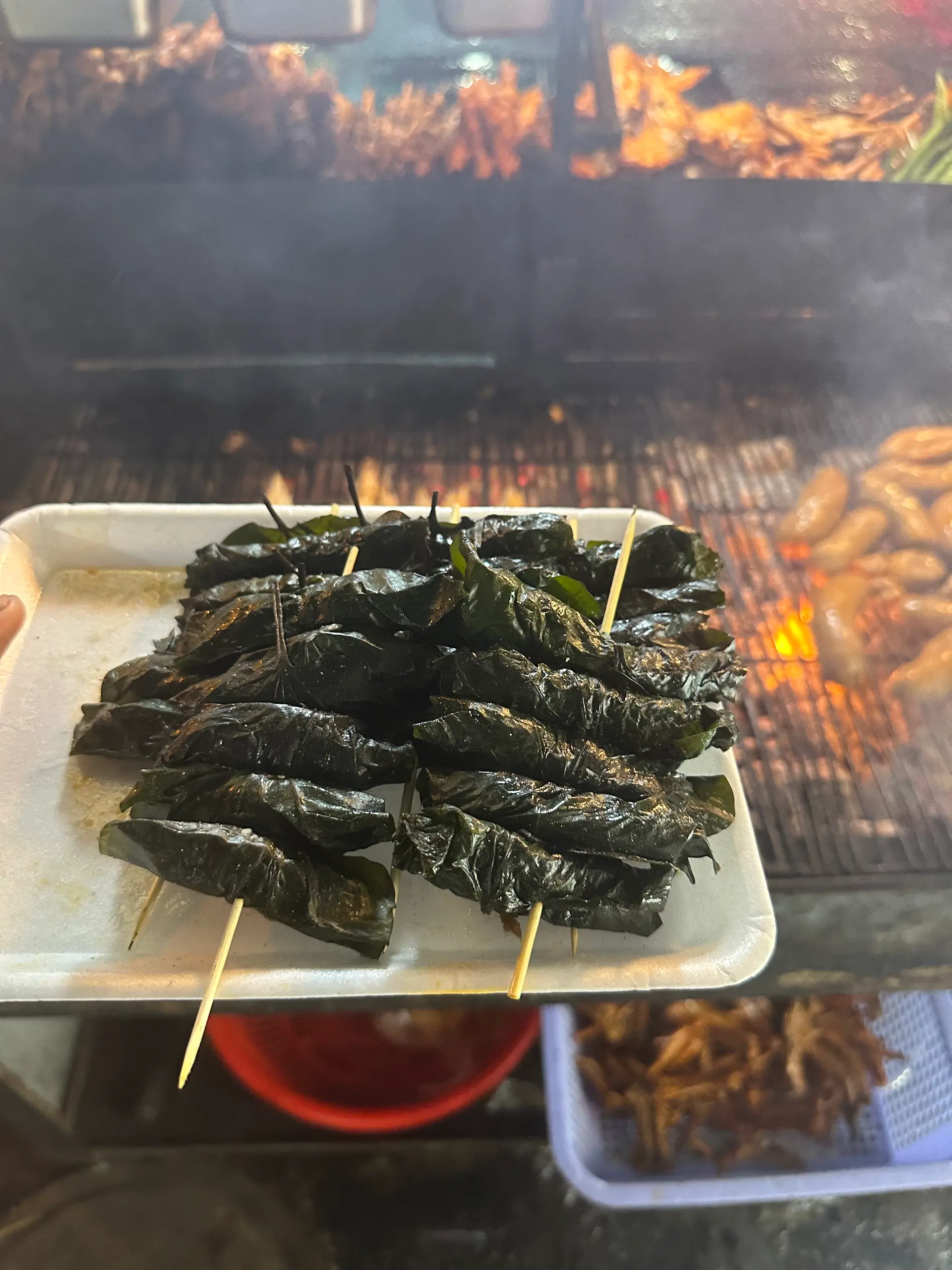 Hình ảnh bò lá lốt 2 xiên