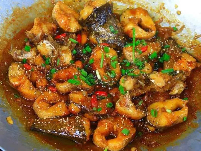 Hình ảnh Cơm cá lóc kho + 1 ly nước