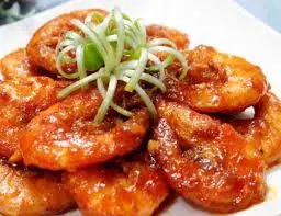 Hình ảnh tôm sú xào me