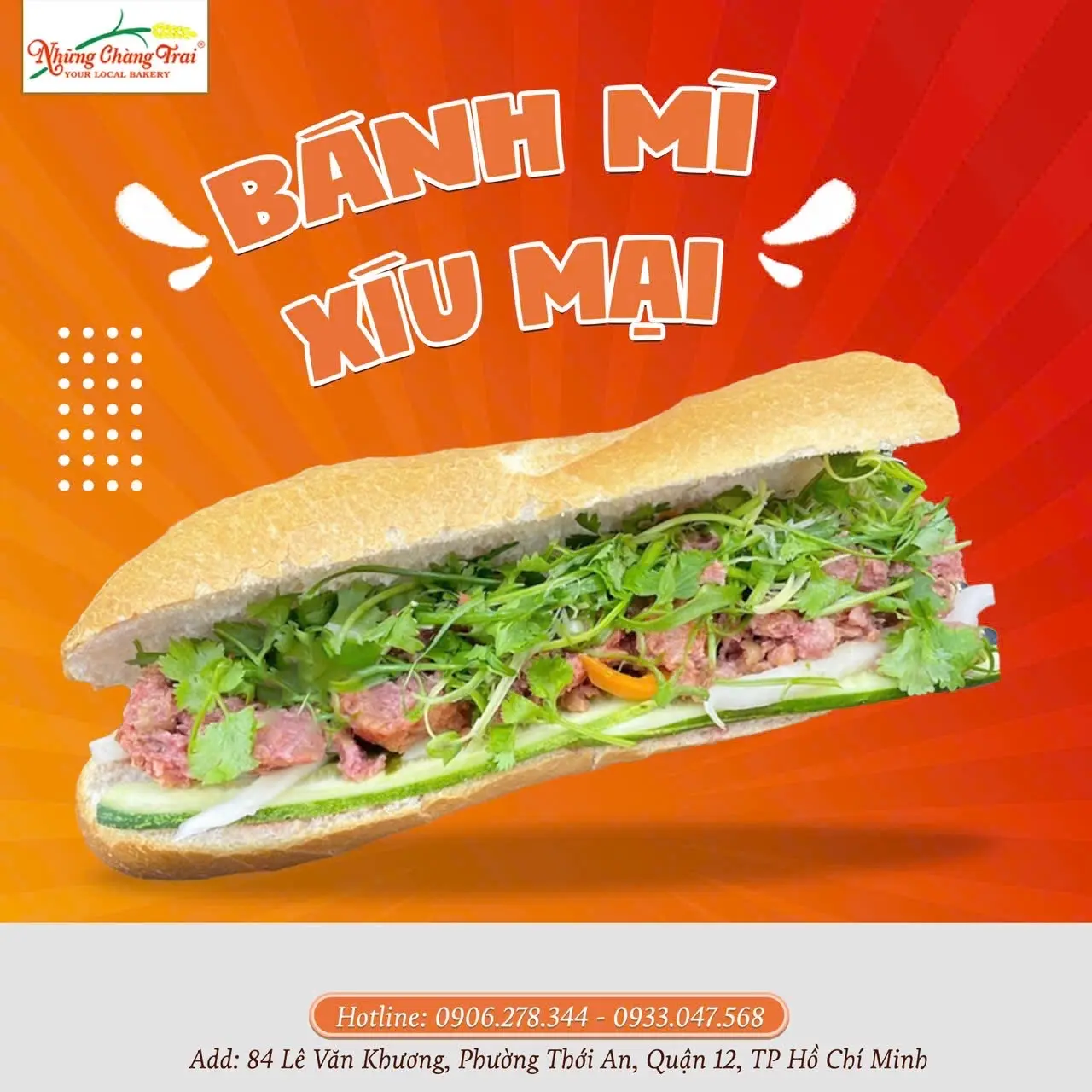 Hình ảnh Bánh mì xíu mại