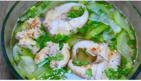Hình ảnh canh bầu cá lóc (KHÔNG CƠM)
