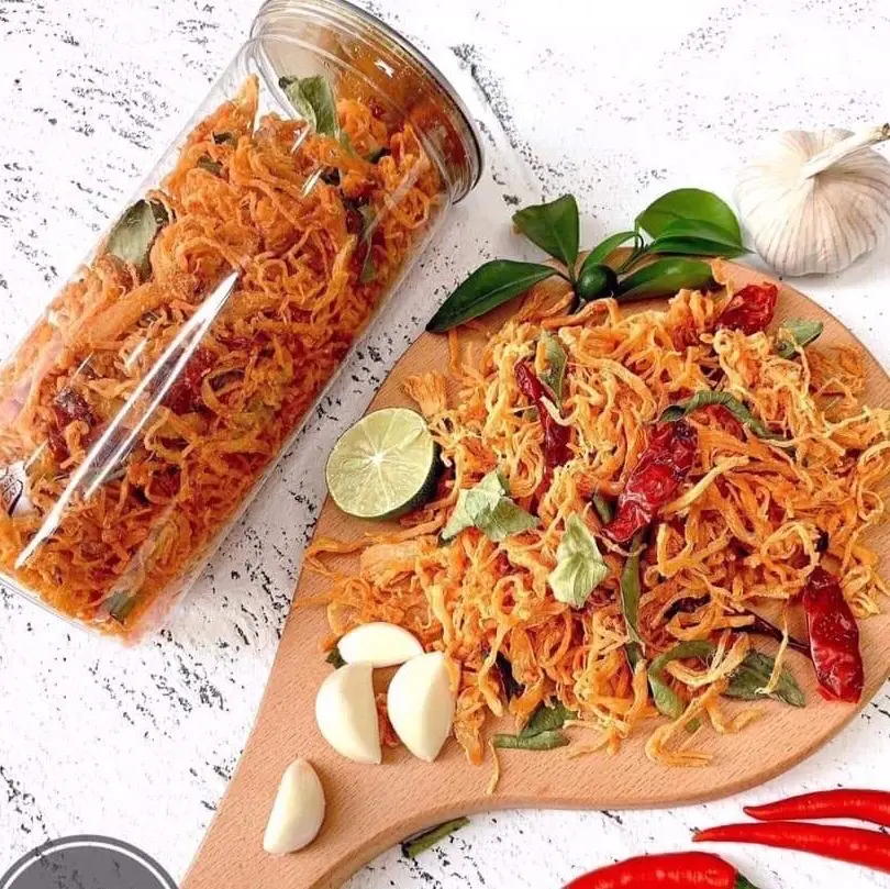 Hình ảnh Khô Gà Lá Chanh - Hủ 300g