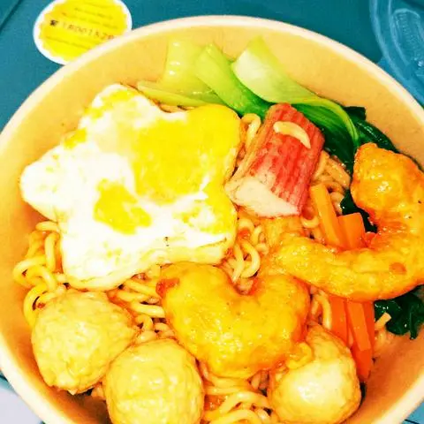 Hình ảnh Mì Trộn Cá Viên
