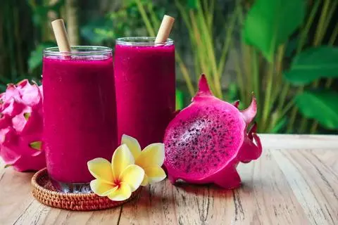 Hình ảnh Sinh tố thanh long đỏ 500ml