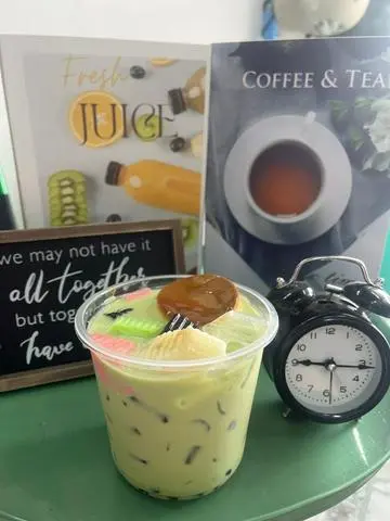 Hình ảnh Trà sữa thái xanh